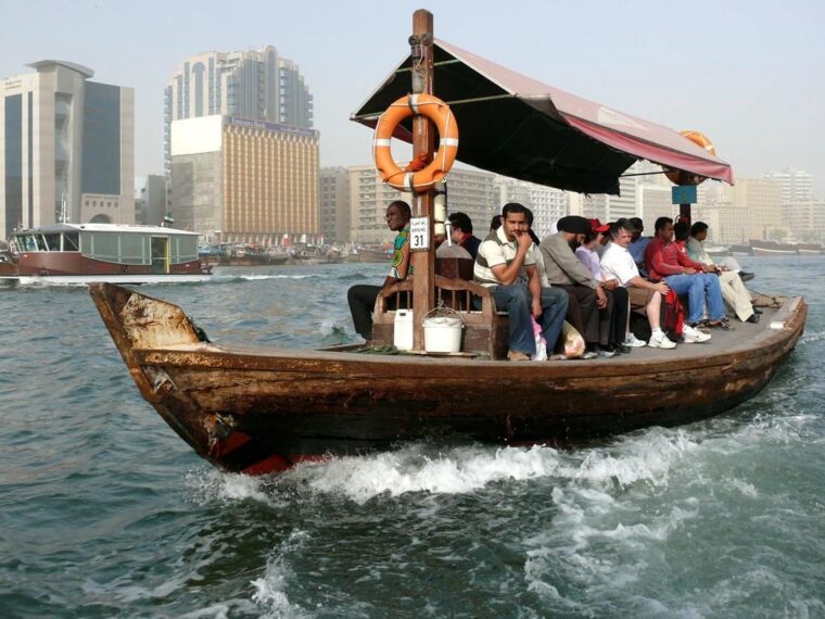 Abra Ride across Dubai Creek